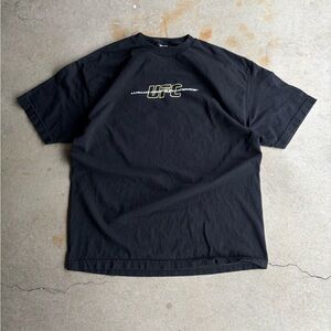 Vintage UFC Ortiz vs Belfort Black Graphic Logo Short Sleeve T-Shirt